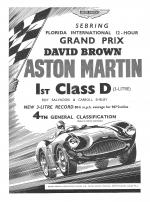 Aston Martin DB3 S (Open Headlights) 1953 года